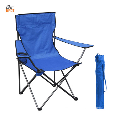 NPOT 2021 Easy Fold Leisure Chair Luxury Basic Japanese Style Camp Chair Portable Folding Chair With Arm Rest Cup Holder